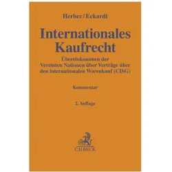 Internationales Kaufrecht, Fachbücher von Tobias Eckardt, Rolf Herber