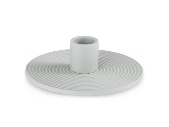 Bougeoir Borab 12 x 3 x 12cm Gris