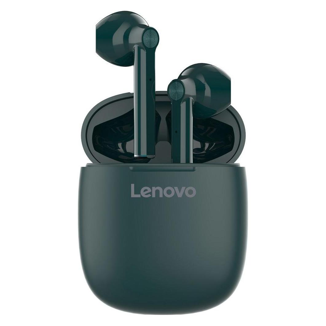Lenovo Auricolari Bluetooth 5.0 Ipx5 Water Resistant Ht30 Green (Keine Geräuschunterdrückung, Kabellos) (HT30 GREEN)