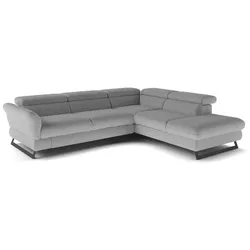 COTTA Ecksofa mit Funktion Haiti Stoff Anthracite