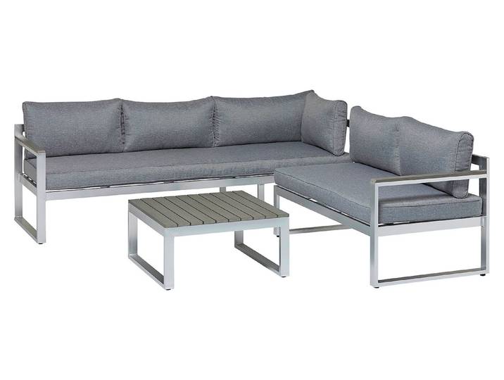 Home and More Ecksofa Mary Aluminium 213 × 70 × 63 cm