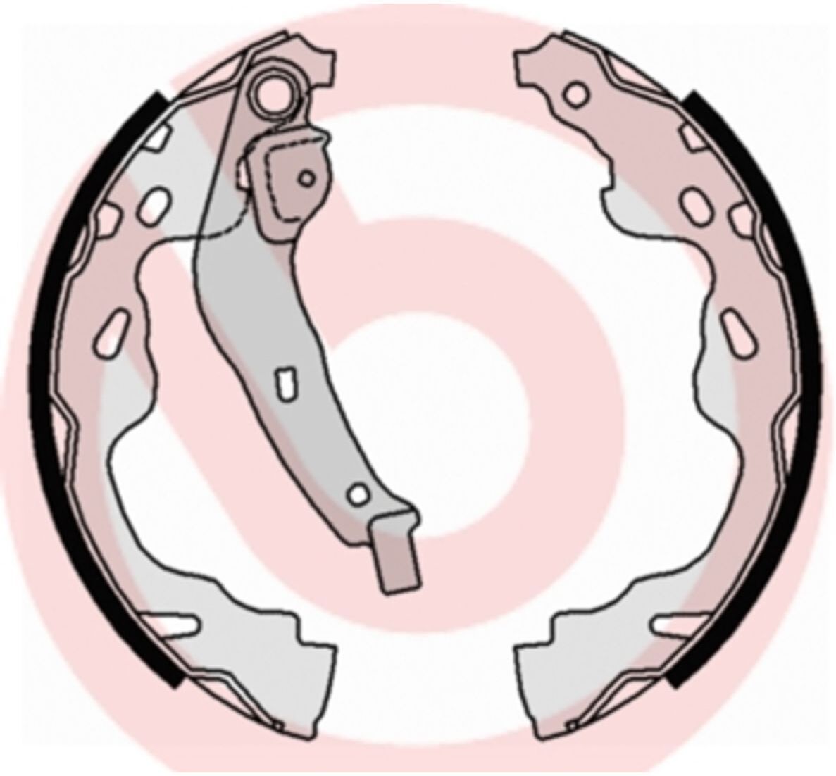 Brembo Set di ganasce freno S 83 509