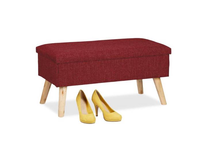 Relaxdays Banc avec espace de rangement