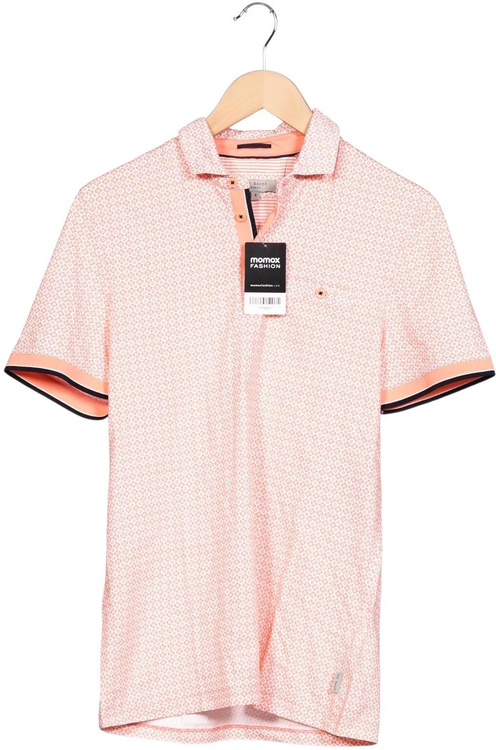 TED Baker Herren Poloshirt, Pink, Gr. L (Ted Baker 4), Baumwolle - Second Hand