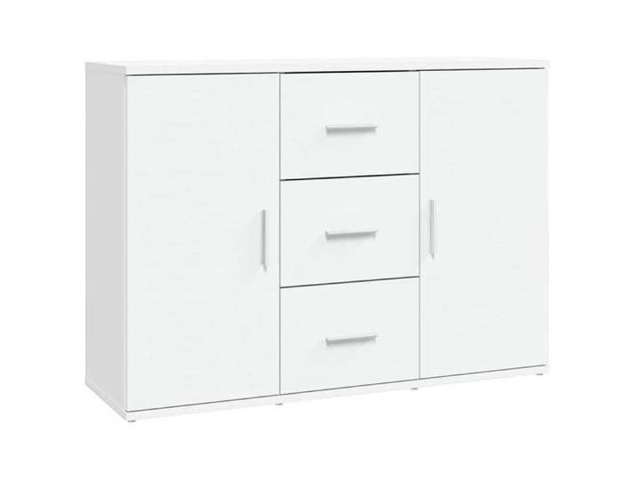 Commode Vaisselier - Cadre durable - Buffet blanc 91x29 5x65 cm bois d'ingénierie - moderne_97739