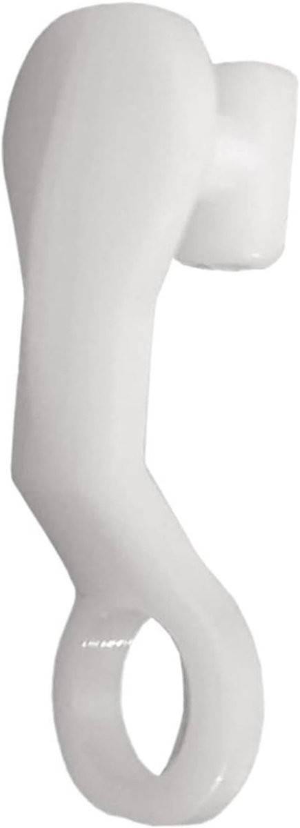 50 stuks Wit Clip-on Gordijnhaken voor Raambekleding
