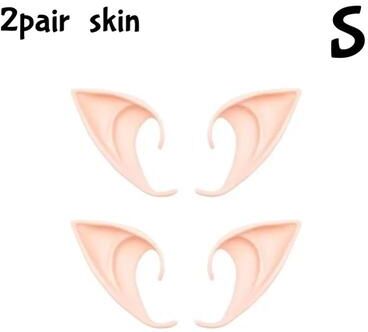 Inspired Living Enchanted Silicone Elf Ears Fairy Cosplay Pointed Ears 2pair Skin S