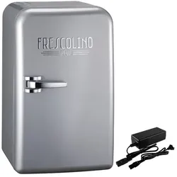 Trisa Frescolino Plus silber 12V Minikühlschrank/Kühlbox inkl. Netzkabel