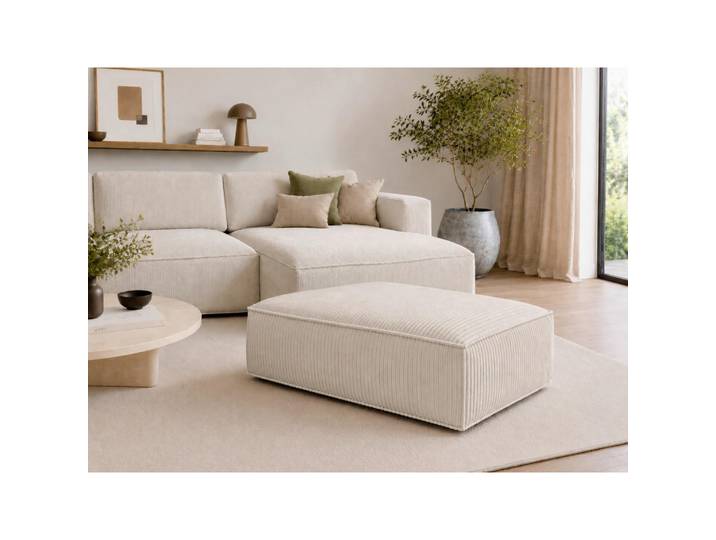 Mid.you Hocker, Beige, Kunststoff, rechteckig, 105x43x65 cm, Stoffauswahl, Wohnzimmer, Hocker, Sitzhocker