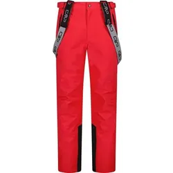 CMP Herren Latzhose Herren Skihose Salopette - Normalgröße, Größe 56 in Rot 580