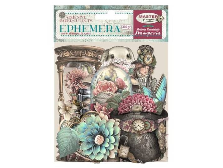 Stamperia KLSP179 Gekleurde houten vormen, bruin, één maat