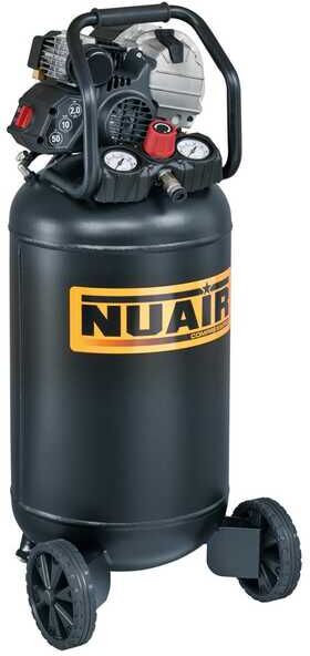 Nuair FU 227/10/50V - Tragbarer Elektrischer Kompressor - Motor 2 PS - 50 Liter