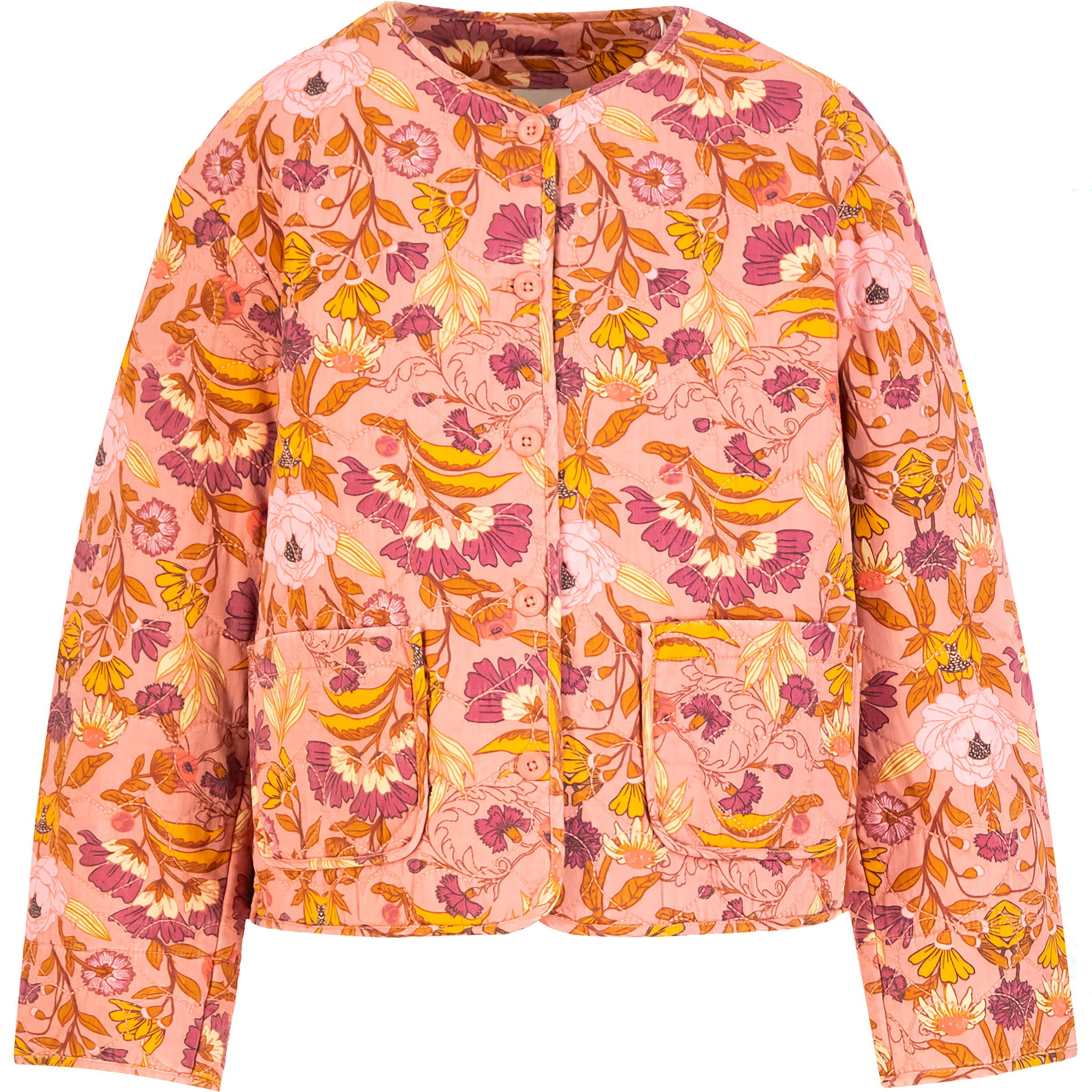 Blutsgeschwister Séverine Damen Freizeitjacke, Parkas rosa Größe L Lifestyle Hautfreundlich