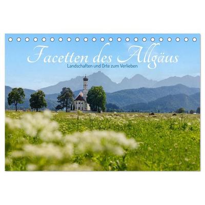 Facetten des Allgäus. Landschaften und Orte zum Verlieben (Tischkalender 2027 DIN A5 quer), CALVENDO Monatskalender