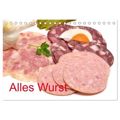 Alles Wurst (Tischkalender 2027 DIN A5 quer), CALVENDO Monatskalender