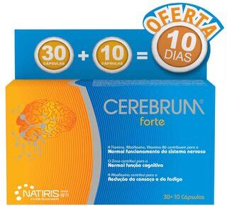 Cerebrum Suplemento Sistema Nervoso Forte 30 cápsulas + 10 cápsulas