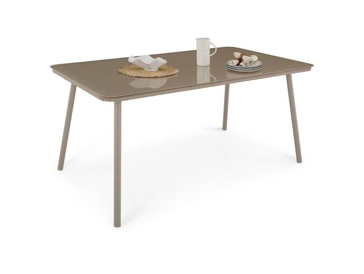 GARTENTISCH VOLONTE braun, champagne