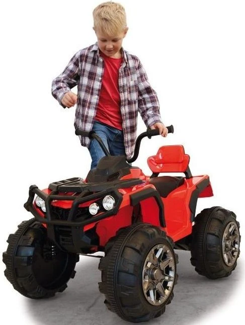 Ride-on Quad Protector, Kinderfahrzeug rot, 12V