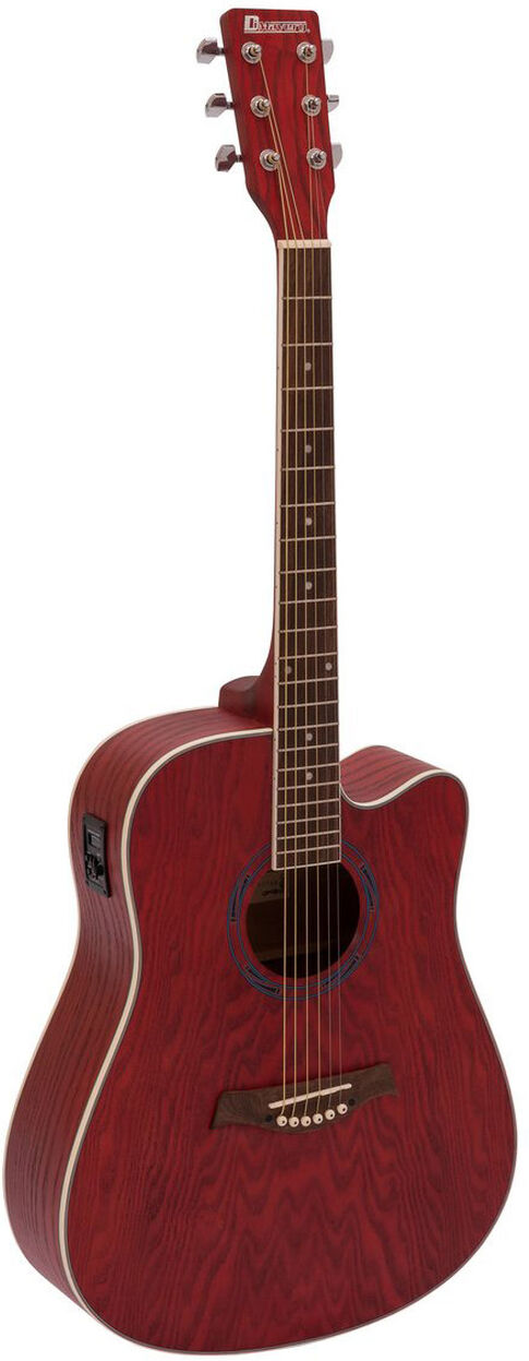 Dimavery Jk-510 Westerngitarre, Cutaway, Grained