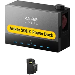 Anker SOLIX Power Dock Multisystem mit Solarbank 3 E2700 Pro Balkonkraftwerk Speicher, by Powerness - 1x Anker Power Dock / 1x Smart Meter / Standardversand