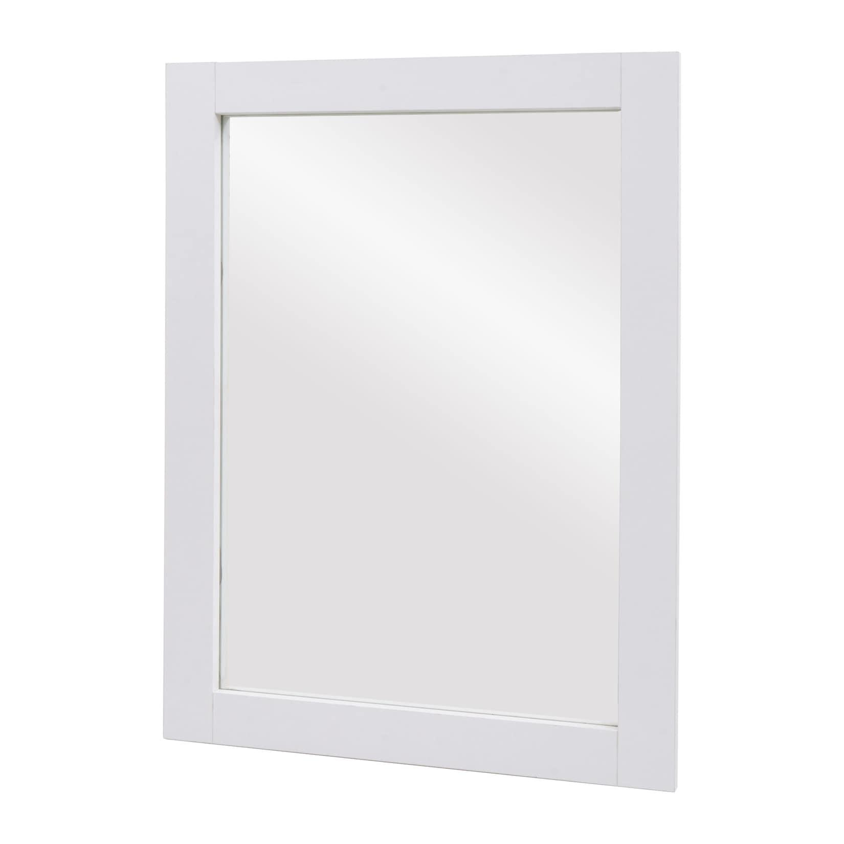 Wandspiegel MCW-L86, Badezimmer Badspiegel Spiegel Badmöbel, MVG-zertifiziert 72x52cm ~ weiß