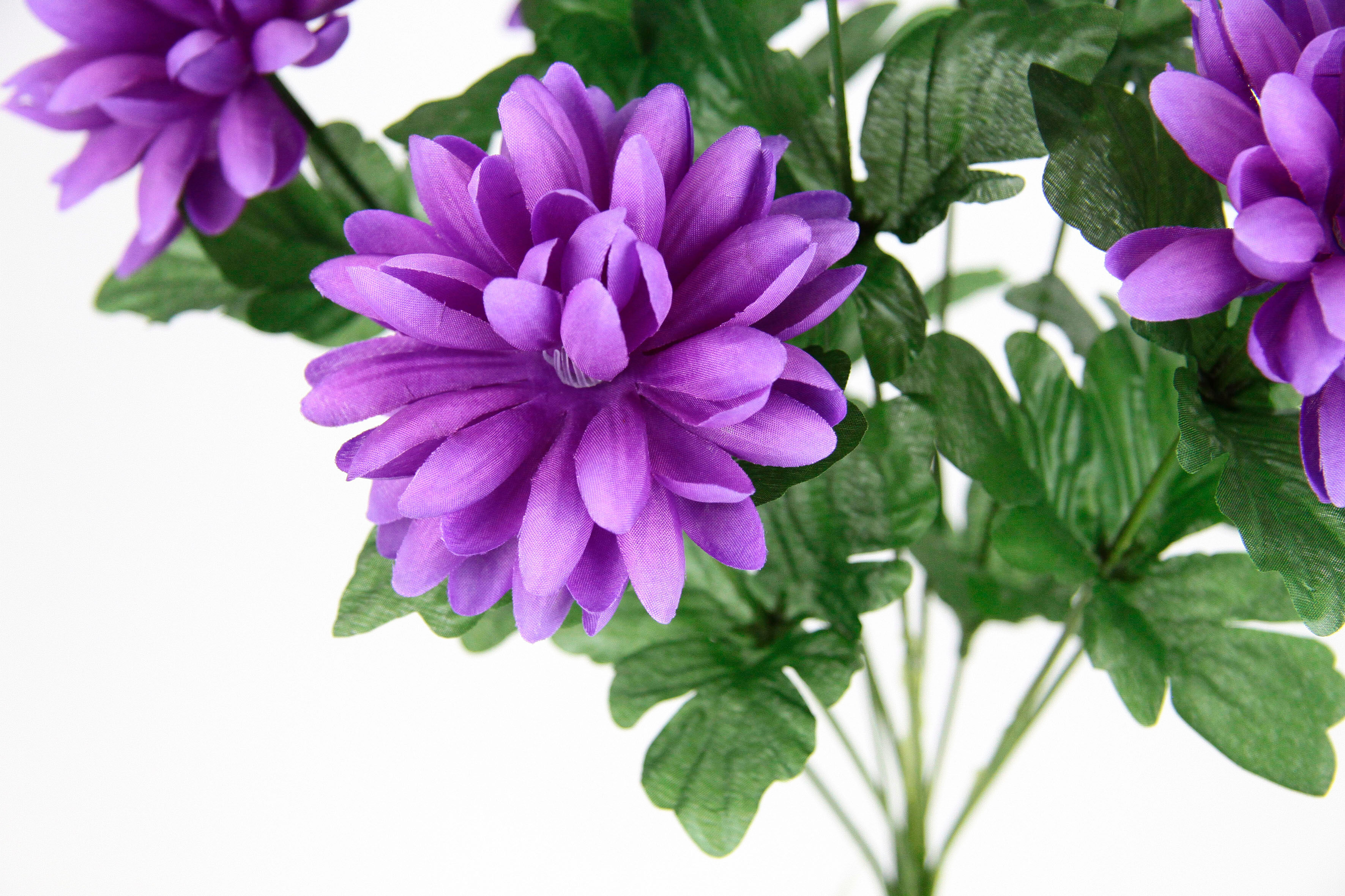 Kunstblumenstrauß I.GE.A. "Dahlie", lila (violett), B:30cm H:42cm L:18cm, Obermaterial: 90% Polyester, 10% Kunststoff, Kunstpflanzen, Kunstblumenstrauß, Kunstblumenstrauß