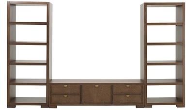 Conrad 3-Piece Media Bookcase - Ballard Designs