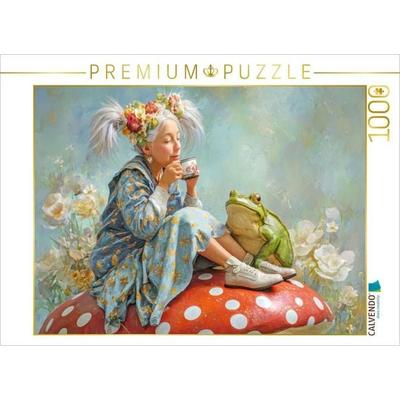 CALVENDO Puzzle Frösche | 1000 Teile Lege-Größe 64x48cm Foto-Puzzle für glückliche Stunden