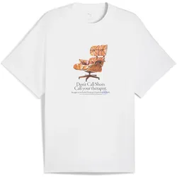 Puma, Herren, Sportshirt, Hooptopia Hooptopian Health Tee (M), Weiss