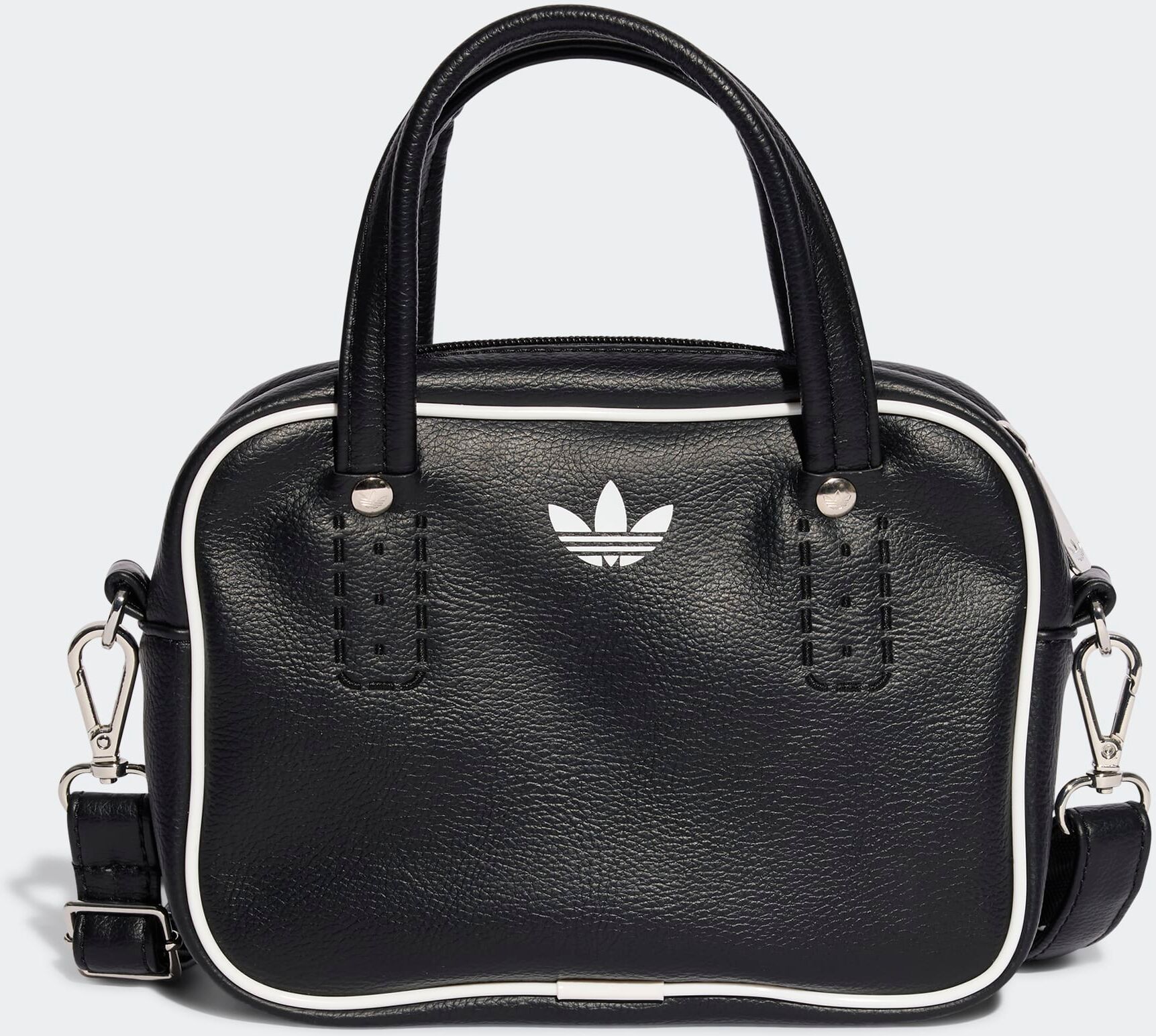 Sporttasche ADIDAS ORIGINALS "ADICOLOR XS", Damen, schwarz, Polyurethan, Taschen Sporttasche schwarz Einheitsgröße