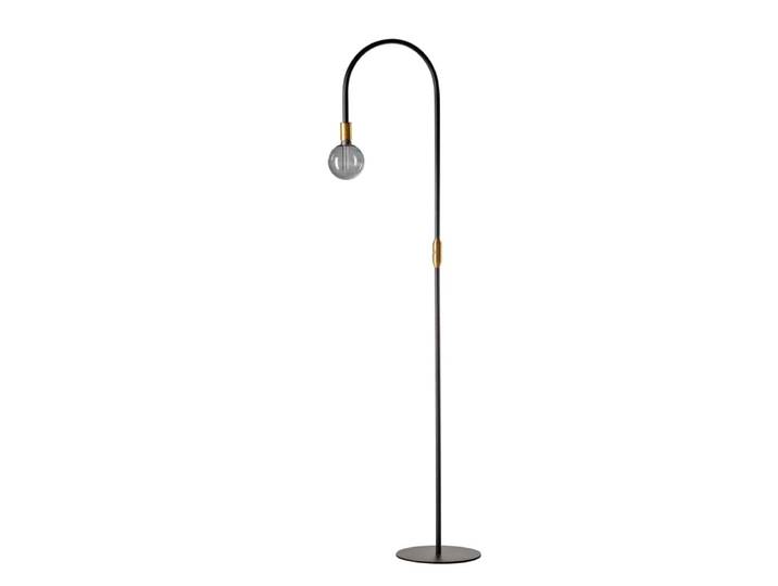 Vloerlamp Pike 180cm zwart met goud ETH - 05-VL8135-30
