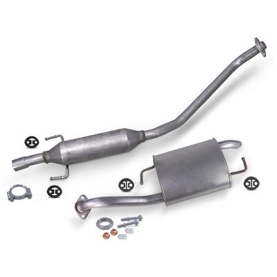 Bestprice Schalldämpfer Set + Montagematerial [Hersteller-Nr. 40843334] für Toyota