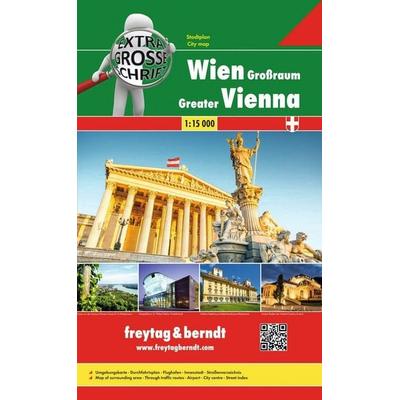 freytag & berndt Stadtatlas Wien Großraum Riesenatlas 1:15.000, Taschenbuch von , KOMPASS Freytag & Berndt, 978-3-7079-1710-9