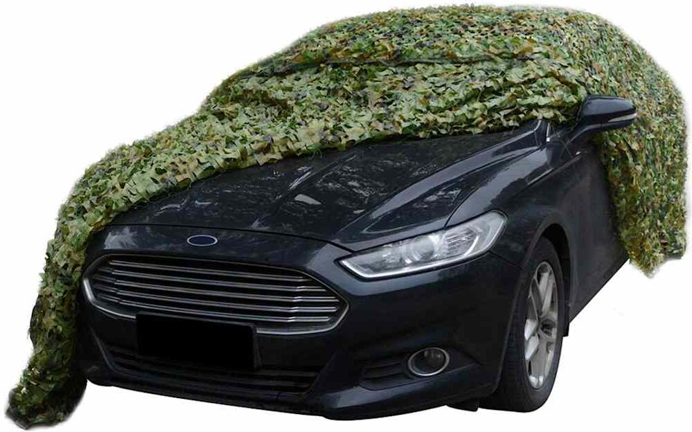 vidaXL Filet de camouflage avec sac de rangement 1,5x5 m Vert