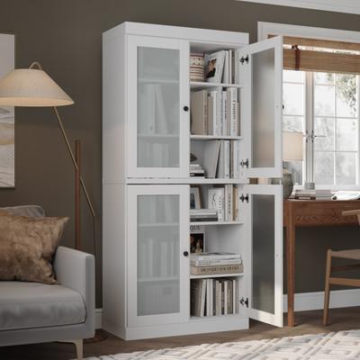 "Palace Imports 32"" 100% Solid Wood 6-Shelf Bookcase"