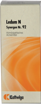 Kattwiga Arzneimittel GmbH SYNERGON KOMPLEX 92 Ledum N Tropfen 50 ml 03575037