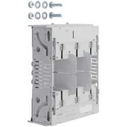 Hager LT250U Sicherungsunterteil NH2 3x400A Montageplatte Zu- und Abgang Schraubanschluss M10