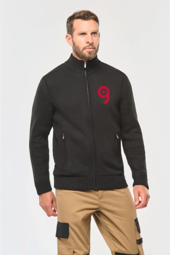Cardigan foderato in pile uomo Personalizzate o neutre WK. Designed To Work