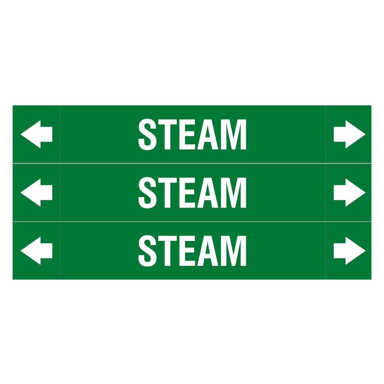 Brady ASME - Rohrmarkierer - Steam (ASMEPM-37X230MM-STEAM)