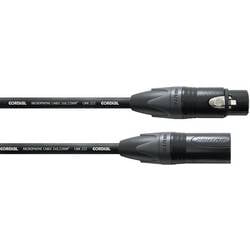 Cordial CPM 10 FM XLR Verbindungskabel [1x XLR-Buchse - 1x XLR-Stecker] 10.00 m Schwarz