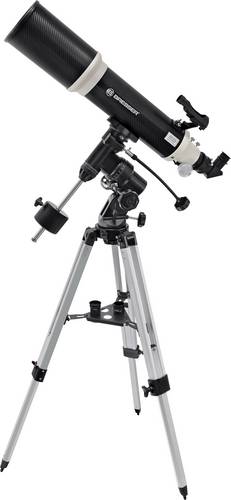 Bresser Optik AR-102/600 EQ-3 AT-3 Linsen-Teleskop Äquatorial Achromatisch Vergrößerung 24 bis 204 x