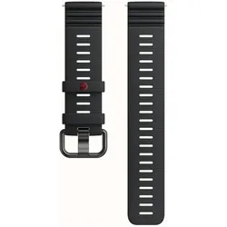 Polar Armband (22 mm, Silikon), Uhrenarmband, Schwarz