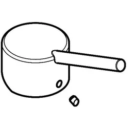 hansgrohe Griff Talis S Spültischmischer chrom 32892000 beschriftet
