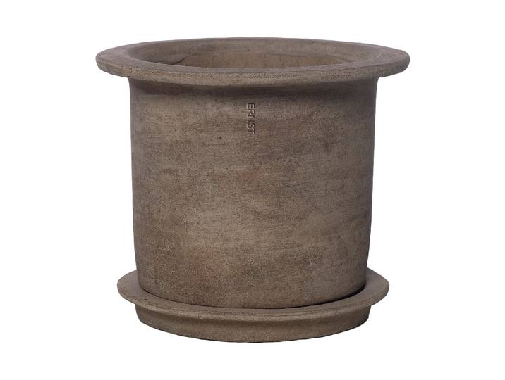 ERNST Pot en terracotta Ernst avec soucoupe Ø24x17cm