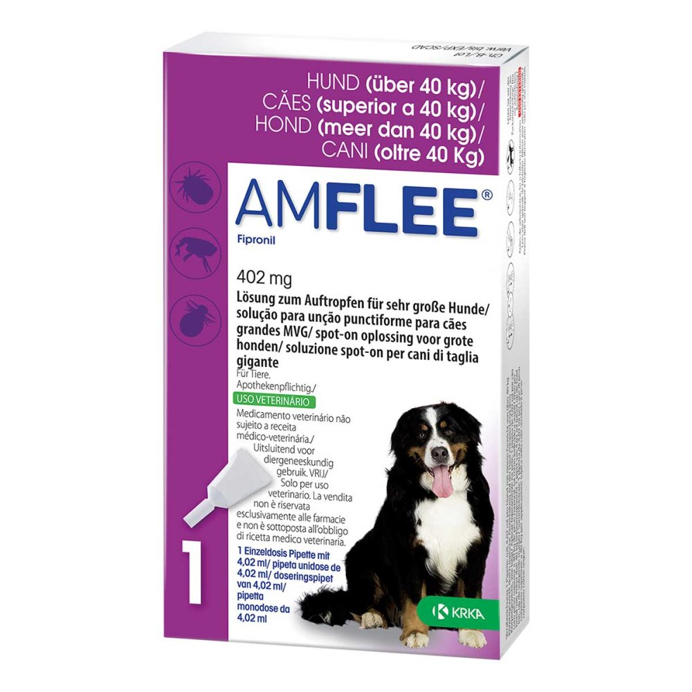 TAD Pharma GmbH Amflee 402 mg Lösung zur, zum Auftropfen für sehr große Hunde 11099869