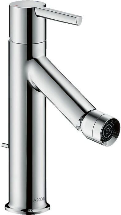 Hansgrohe Axor Starck Bidetarmatur 10214000 mit Hebelgriff, Ablaufgarnitur