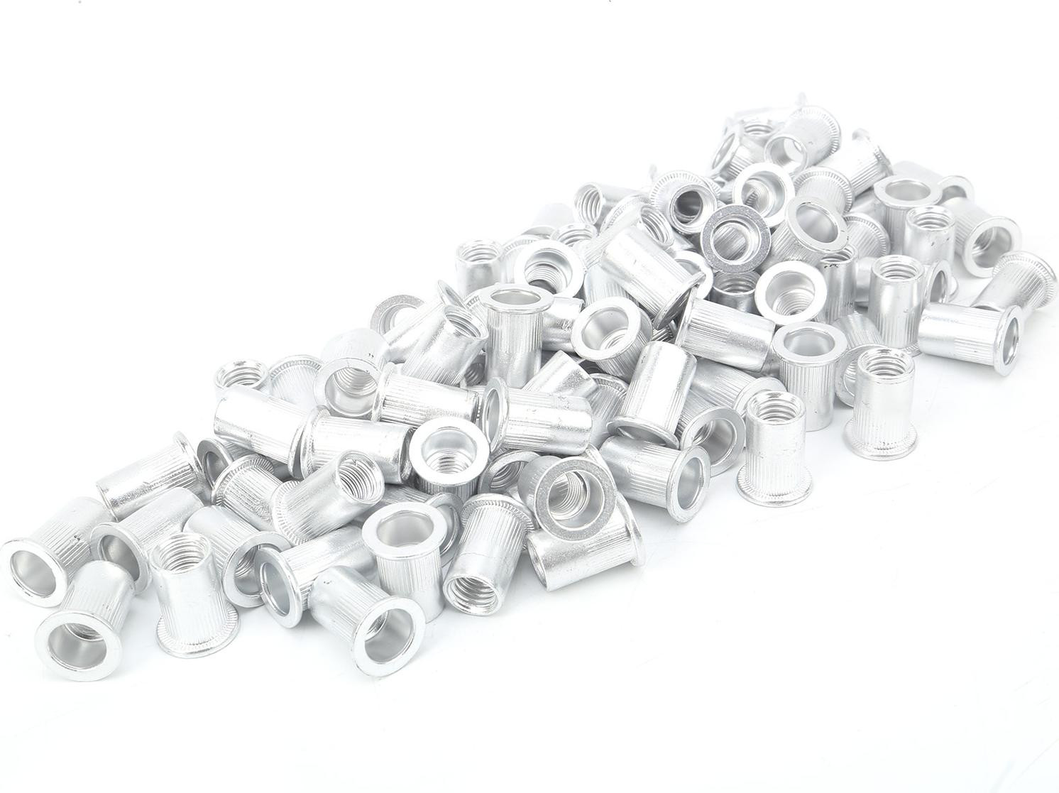 Cocosity 100 stuks aluminium trekmoeren met platte kop model WJ30045M10 voor verticale bevestiging