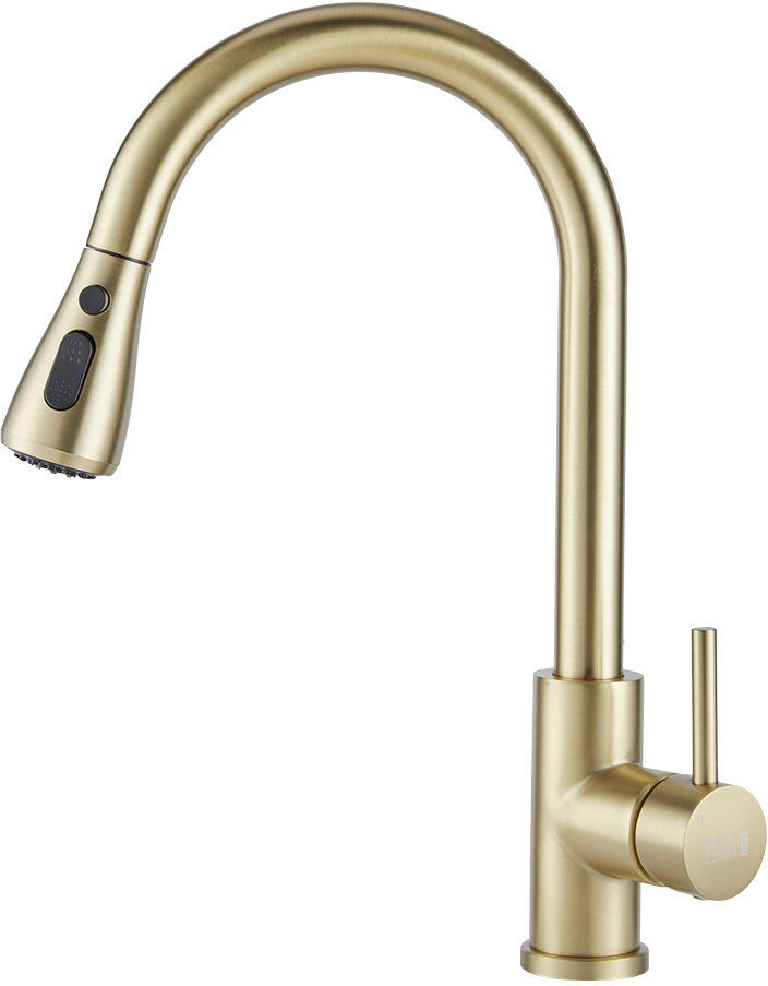 Belfry Kitchen Orin Kitchen Faucet Side Spray Gold