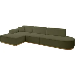 ECKSOFA Ottomane Links IREA-L2-v2 - 327x165x80 cm Grün