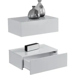 NACHTTISCH Oslo, 2er Set, hängend, mit Schublade